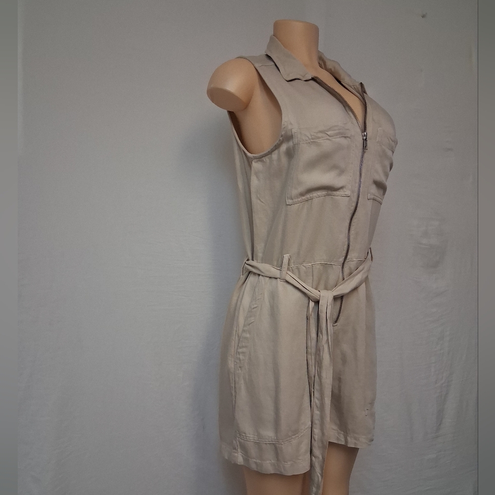 Cloth & Stone Anthroplogia Light Tan Romper Size M - Picture 8 of 17